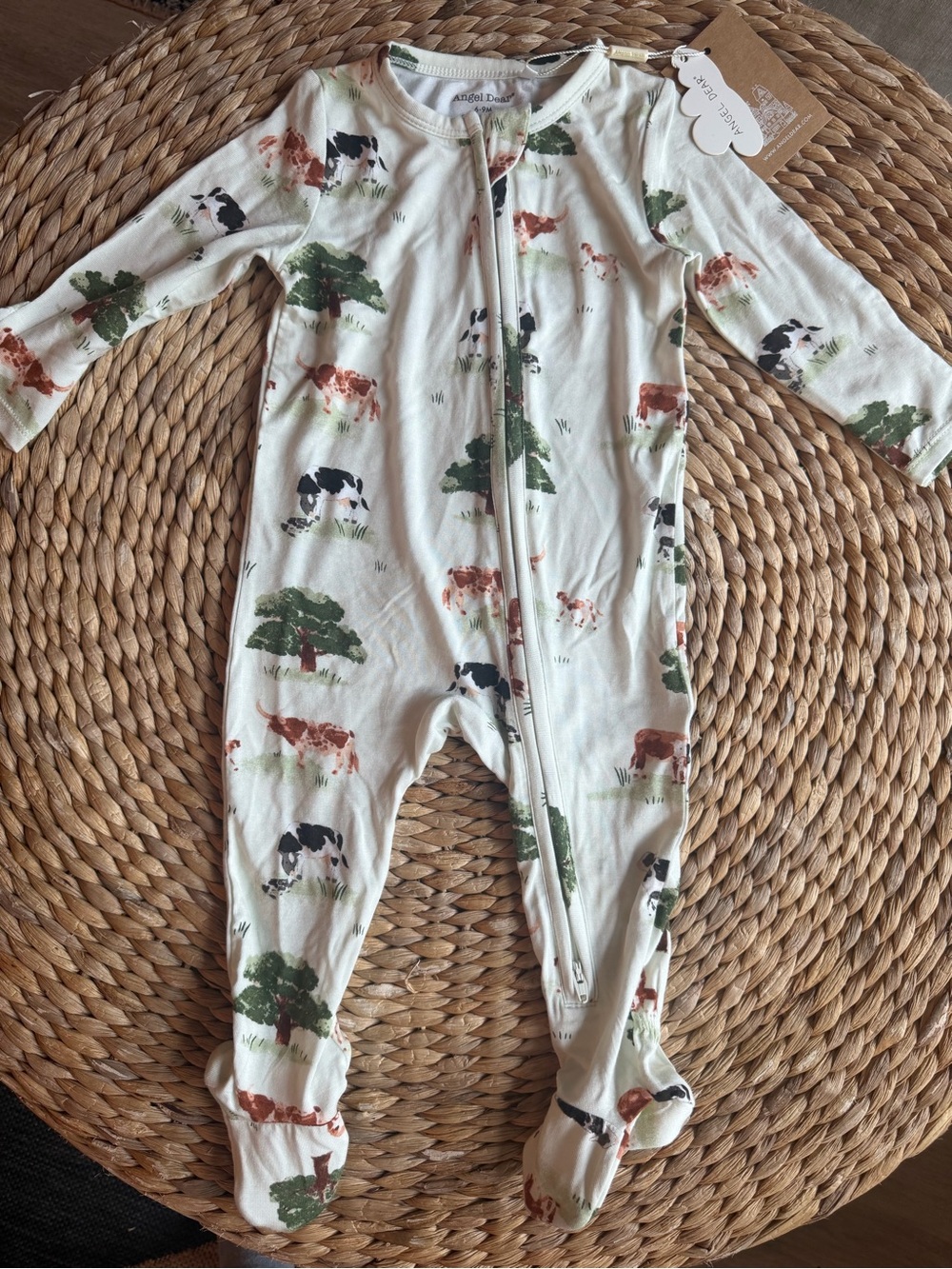 NWT Angel Dear Bamboo Cow Sleeper